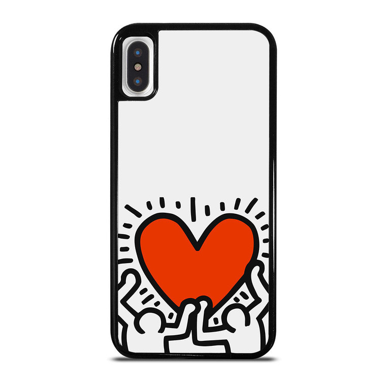 KEITH HARING LOVE 1 iPhone X / XS Case Cover