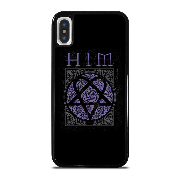 HIM BAND ROSE LOGO iPhone X / XS Case Cover