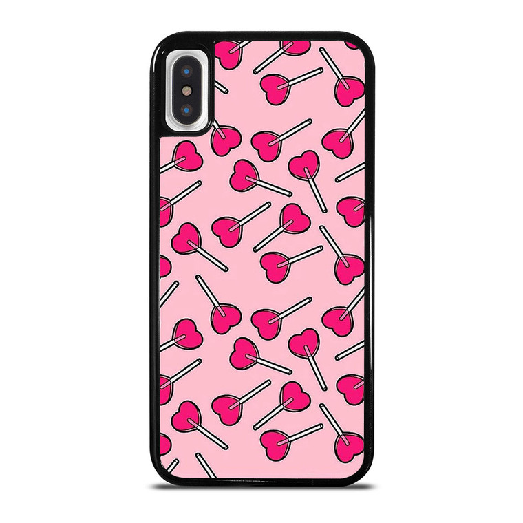 HEARTS LOLLIPOP iPhone X / XS Case Cover