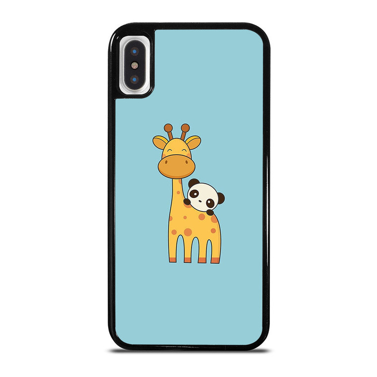 GIRAFFE AND PANDA iPhone X / XS Case Cover