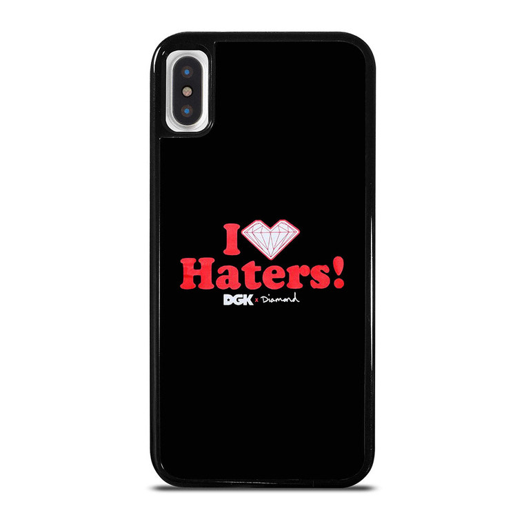 DGK I LOVE HATERS LOGO iPhone X / XS Case Cover