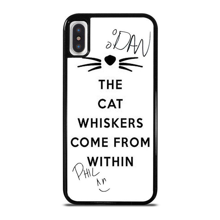 DAN AND PHIL THE WHISKERS 2 iPhone X / XS Case Cover