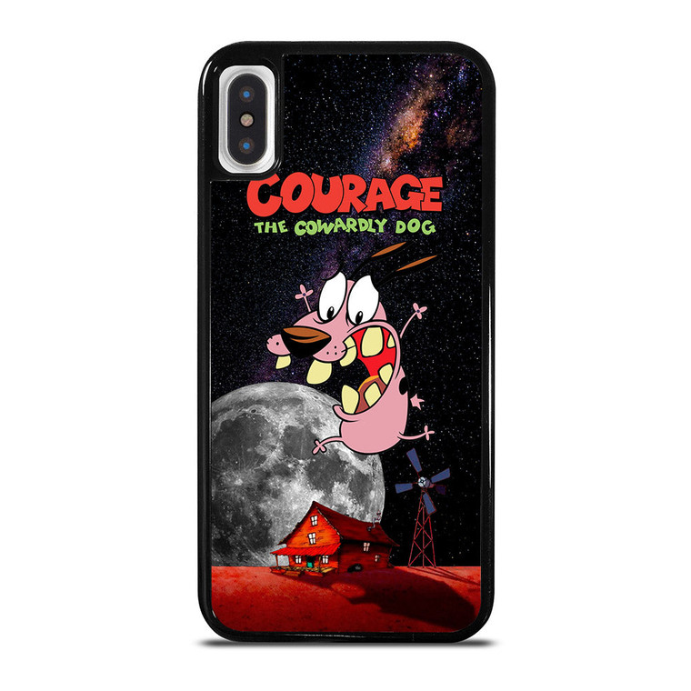 COURAGE THE COWARDLY DOG SPACE iPhone X / XS Case Cover