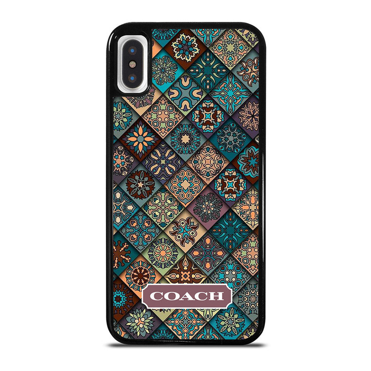 COACH CUTE PATTERN iPhone X / XS Case Cover
