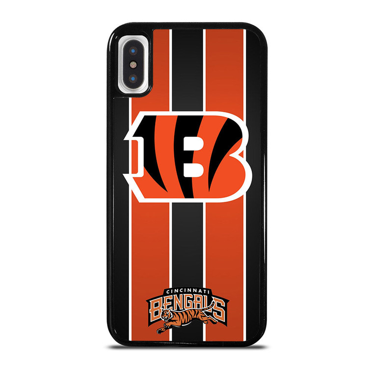 CINCINNATI BENGALS STRIPE iPhone X / XS Case Cover