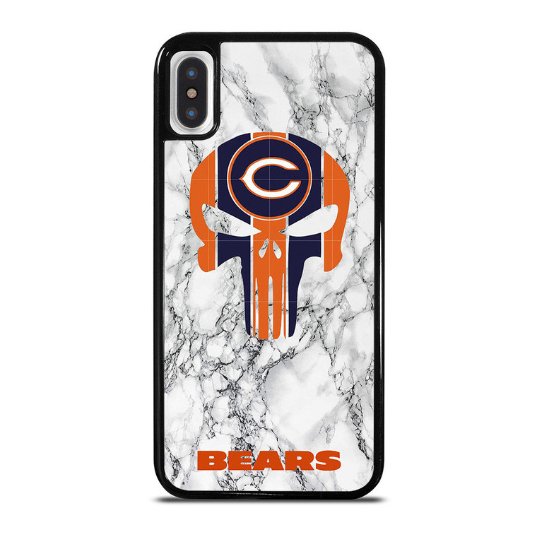 CHICAGO BEARS PUNISHER SKULL iPhone X / XS Case Cover