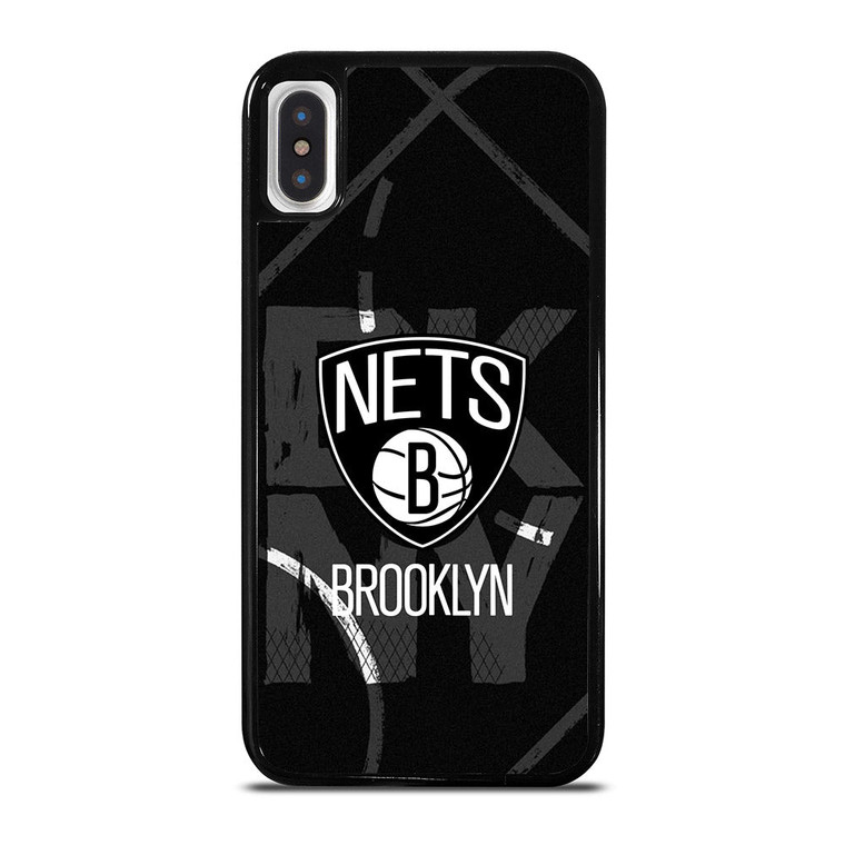 BROOKLYN NETS NBA TEAM LOGO iPhone X / XS Case Cover