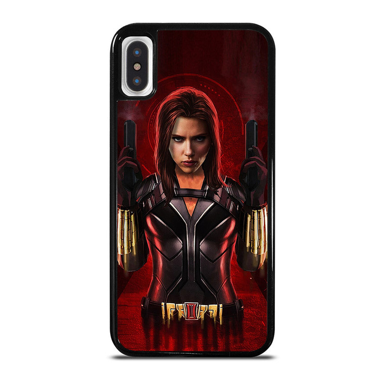 BLACK WIDOW SUPERHERO iPhone X / XS Case Cover