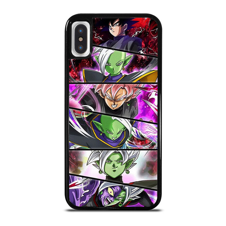 BLACK GOKU X ZAMASU DRAGON BALL iPhone X / XS Case Cover