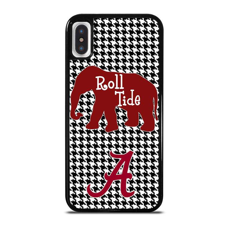 ALABAMA CRIMSON TIDE HOUNDSTOOTH iPhone X / XS Case Cover