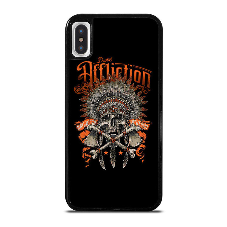 AFFLICTION SKULL iPhone X / XS Case Cover