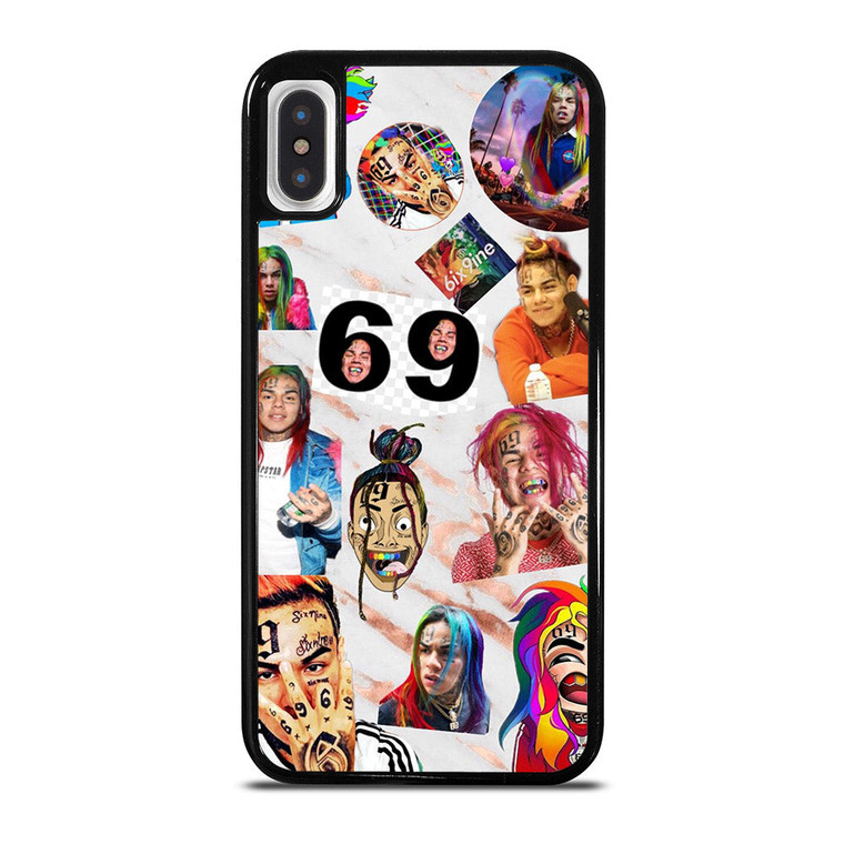 6IX9INE RAPPER COLLAGE iPhone X / XS Case Cover