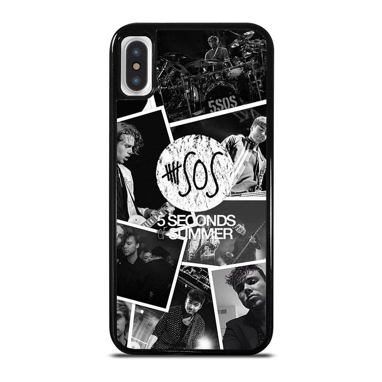 5 SECONDS OF SUMMER COLLAGE iPhone X / XS Case Cover