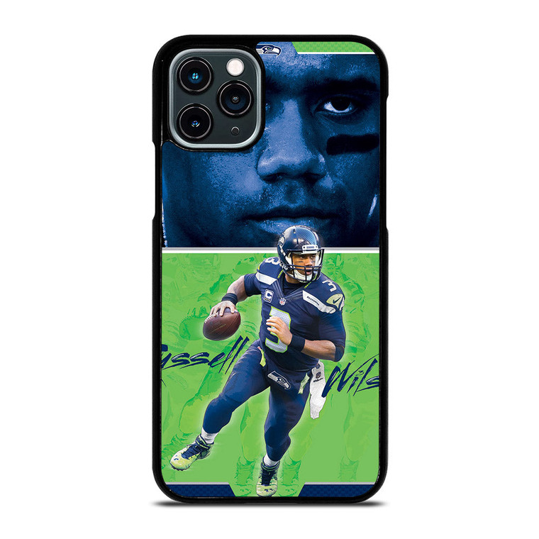 RUSSELL WILSON SEAHAWKS FOOTBALL iPhone 11 Pro Case Cover