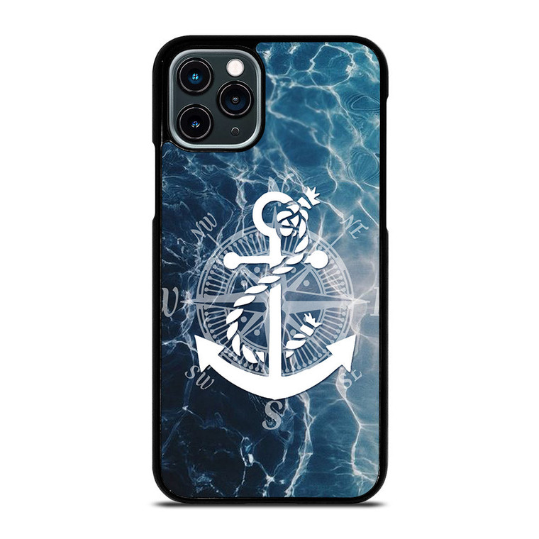 NAUTICAL ANCHOR LOGO iPhone 11 Pro Case Cover