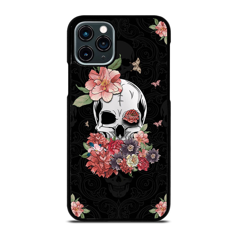 FLORAL SKULL iPhone 11 Pro Case Cover