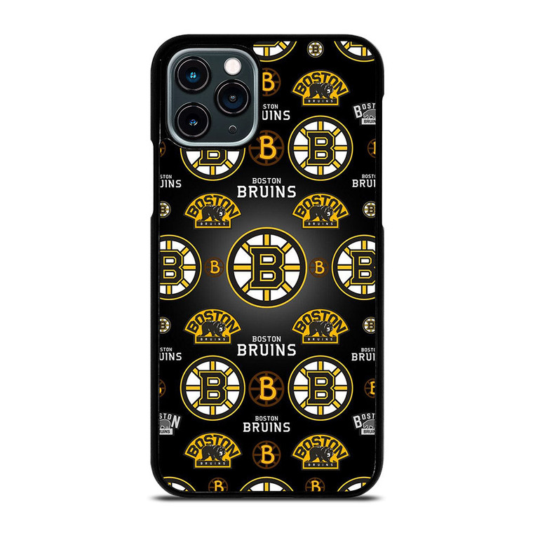 BOSTON BRUINS LOGO COLLAGE iPhone 11 Pro Case Cover