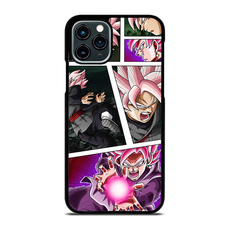 BLACK GOKU SS ROSE COLLAGE iPhone 11 Pro Case Cover