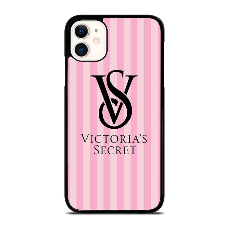 VICTORIA'S SECRET STRIPE LOGO iPhone 11 Case Cover