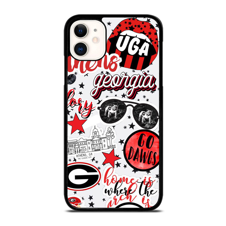 UNIVERSITY GEORGIA BULLDOGS UGA iPhone 11 Case Cover
