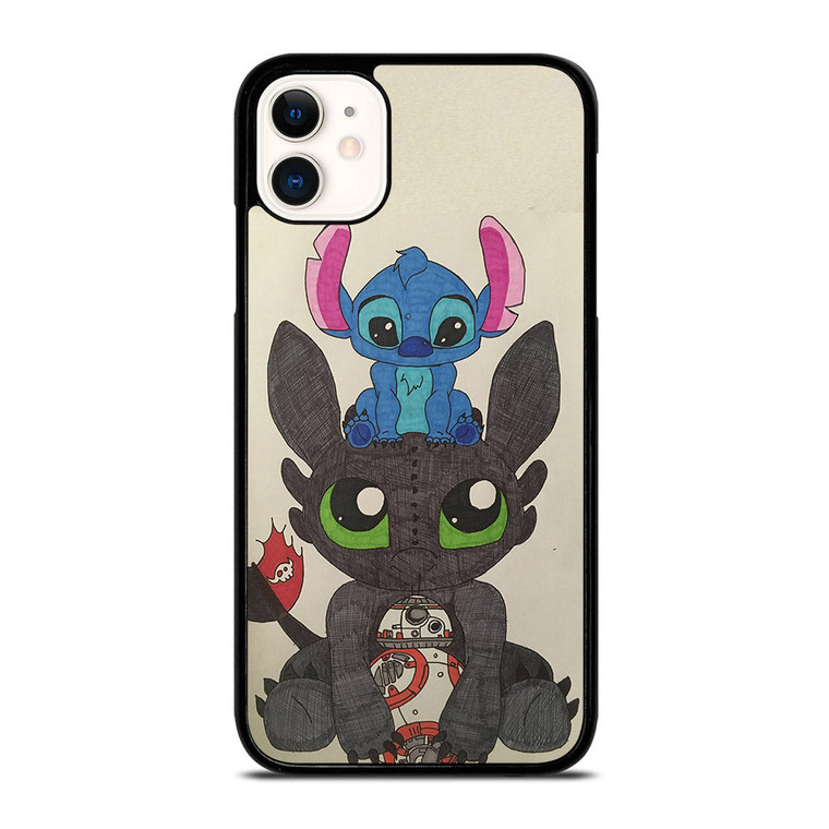 TOOTHLESS AND STITCH iPhone 11 Case Cover