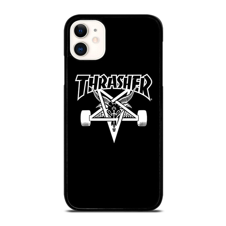 THRASER SKATEBOARD BLACK iPhone 11 Case Cover
