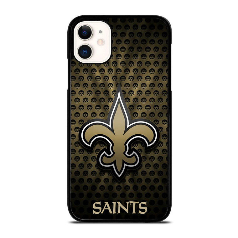 NEW ORLEANS SAINTS METAL iPhone 11 Case Cover