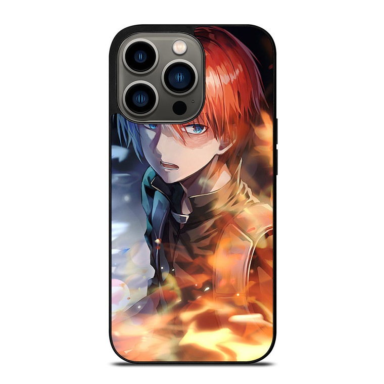 SHOTO TODOROKI FACE MY HERO ACADEMIA iPhone 13 Pro Case Cover