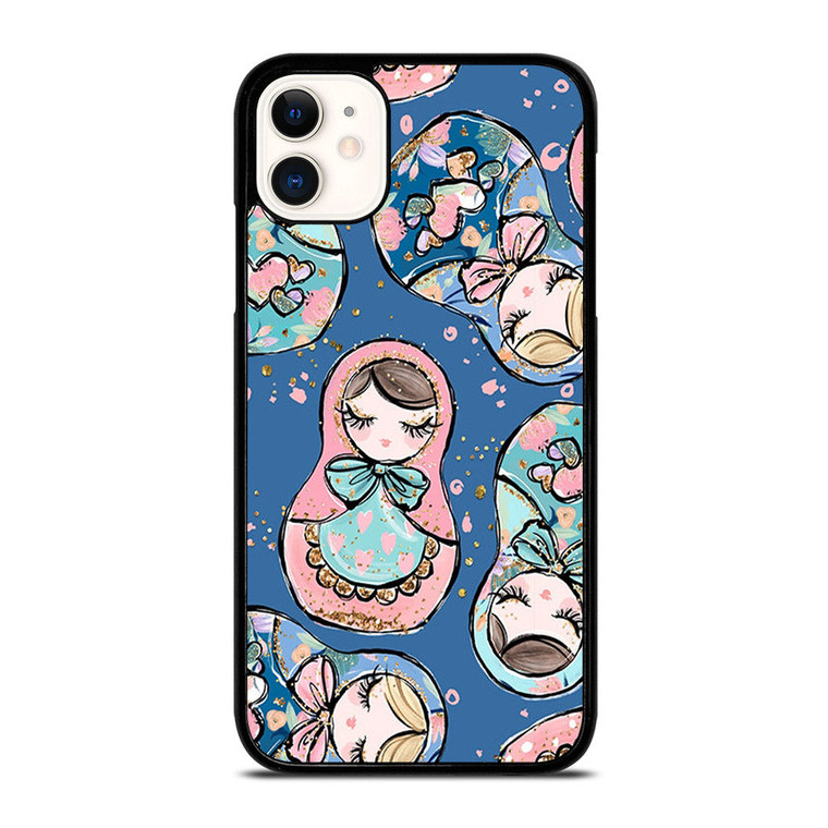 MATRYOSHKA NESTING DOLLS RUSSIAN ART iPhone 11 Case Cover