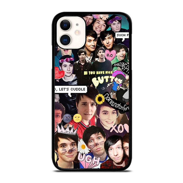 DAN AND PHIL COLLAGE 3 iPhone 11 Case Cover