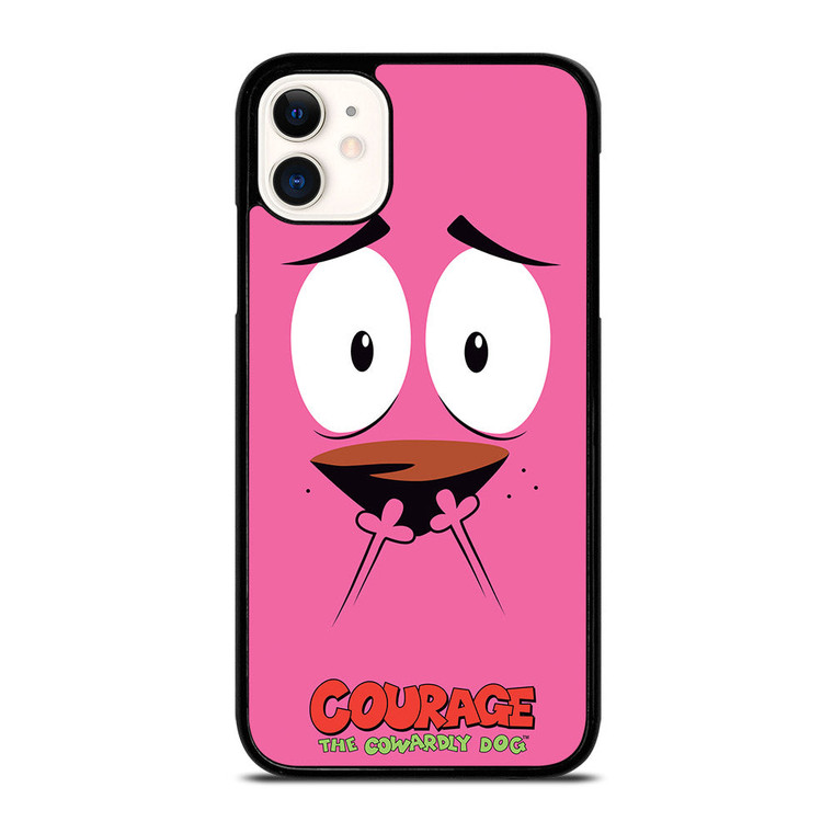 COURAGE THE COWARDLY DOG FACE iPhone 11 Case Cover