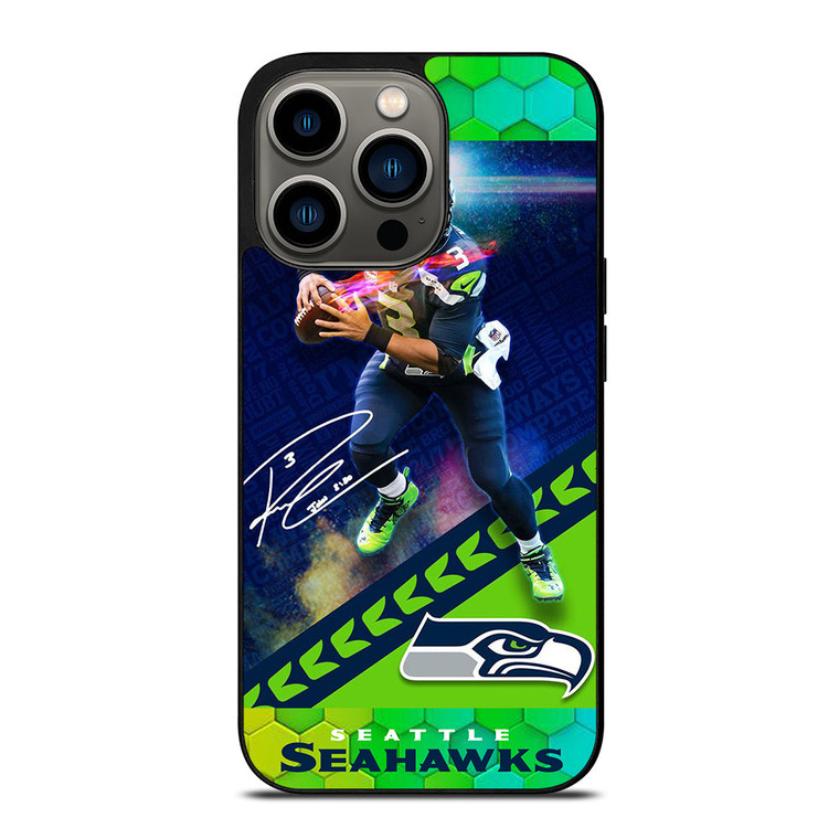 RUSSELL WILSON SEATTLE SEAHAWKS iPhone 13 Pro Case Cover