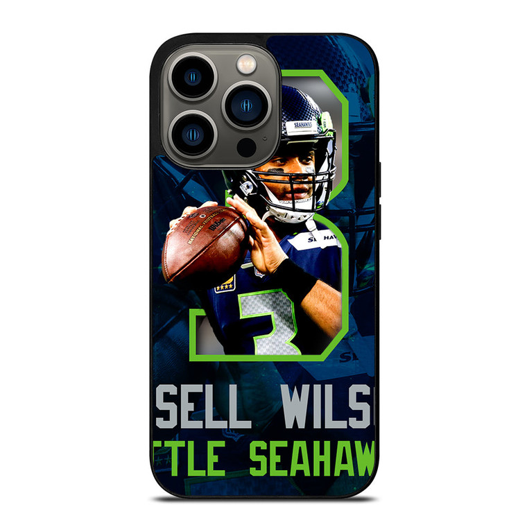 RUSSELL WILSON 3 SEATTLE SEAHAWKS iPhone 13 Pro Case Cover