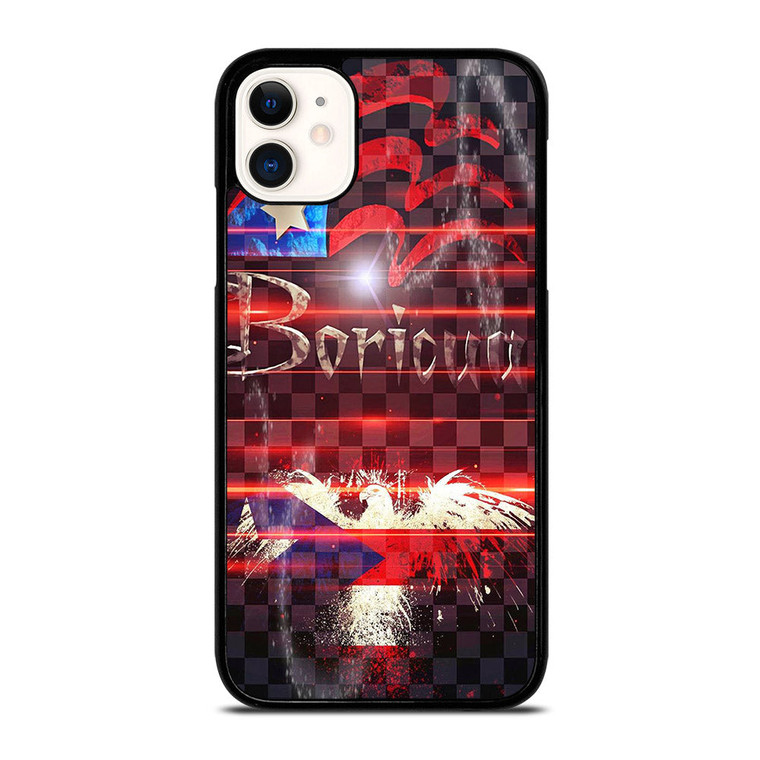 BORICUA PUERTO RICO FLAG iPhone 11 Case Cover