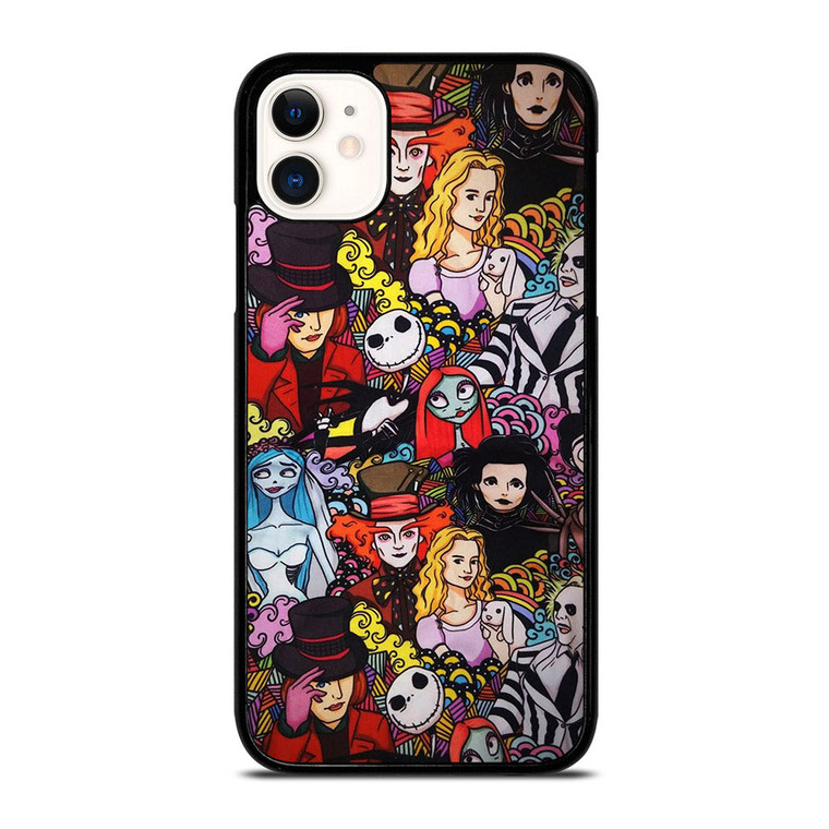 BEETLEJUICE TIM BURTON COLLAGE iPhone 11 Case Cover