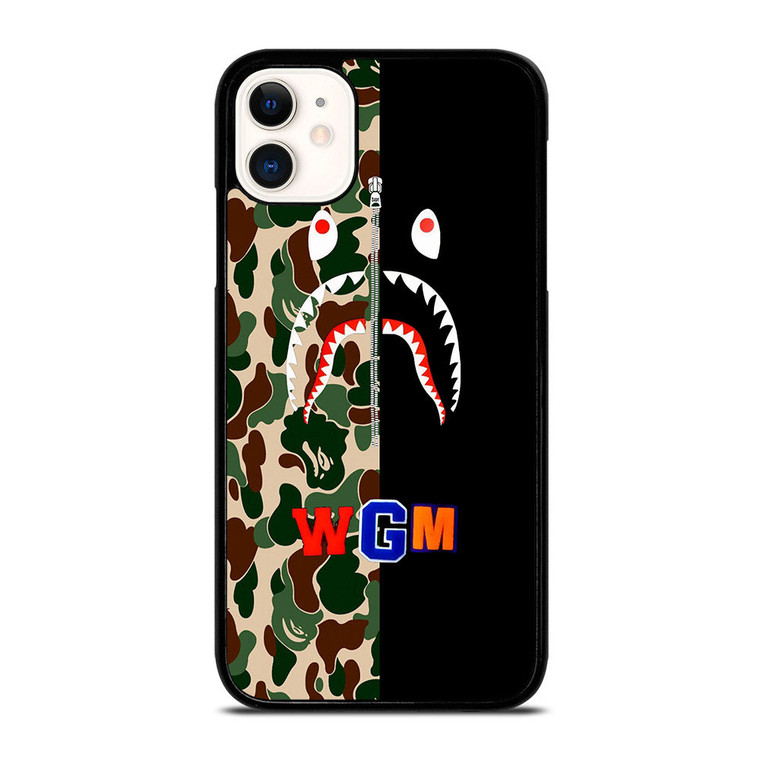 BAPE CAMO SHARK WGM iPhone 11 Case Cover