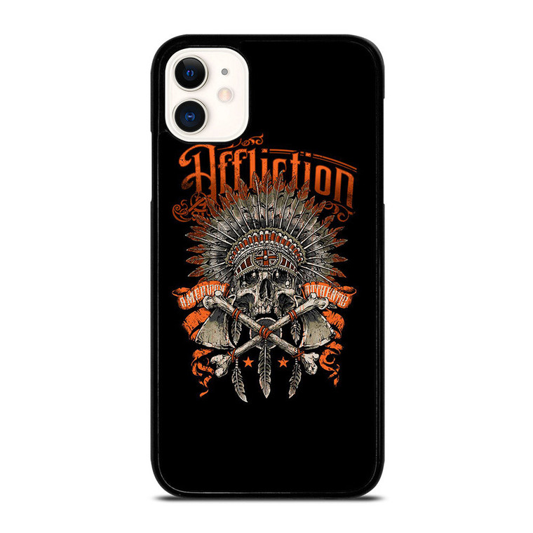 AFFLICTION SKULL iPhone 11 Case Cover