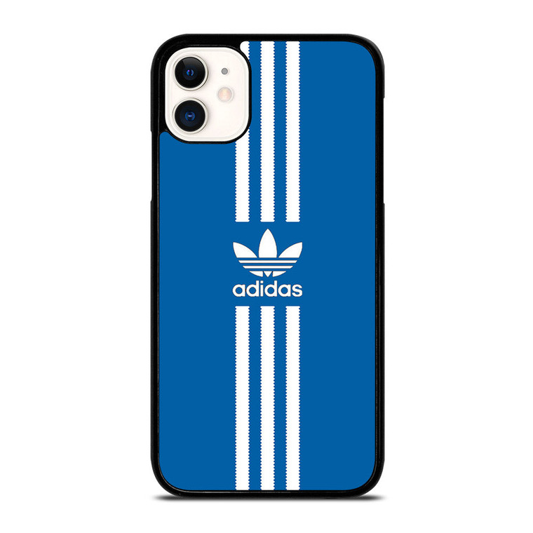 ADIDAS STRIPE BLUE iPhone 11 Case Cover