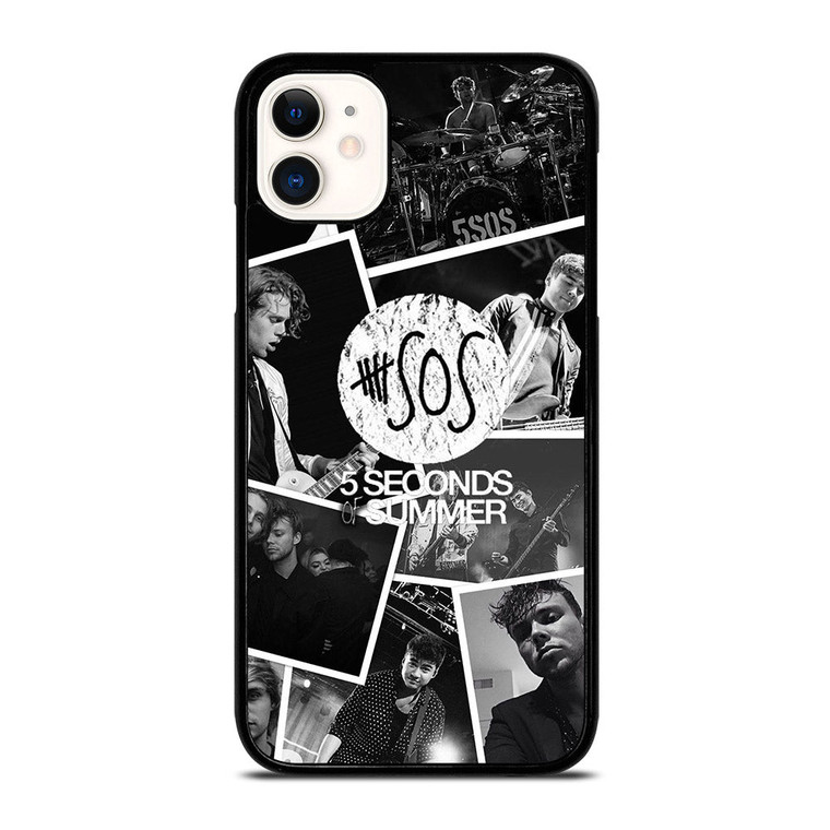 5 SECONDS OF SUMMER COLLAGE iPhone 11 Case Cover