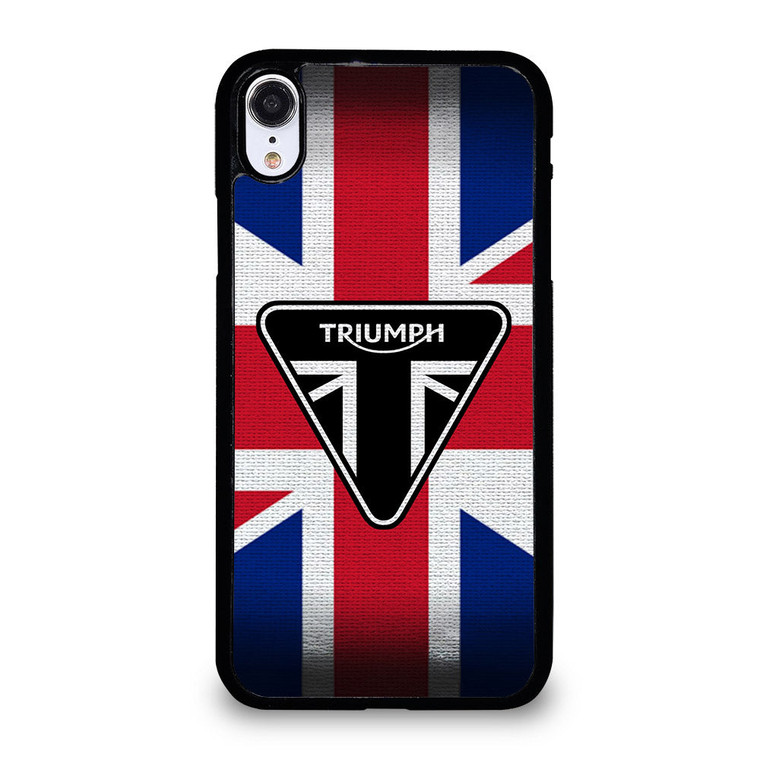 TRIUMPH MOTORCYCLE FLAG LOGO iPhone XR Case Cover