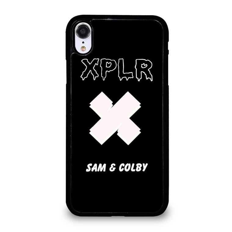 SAM AND COLBY XPLR X LOGO iPhone XR Case Cover
