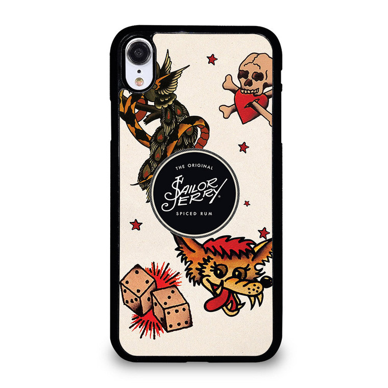 SAILOR JERRY TATTOO LOGO iPhone XR Case Cover