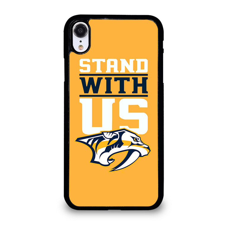 NASHVILLE PREDATORS STAND WITH US iPhone XR Case Cover