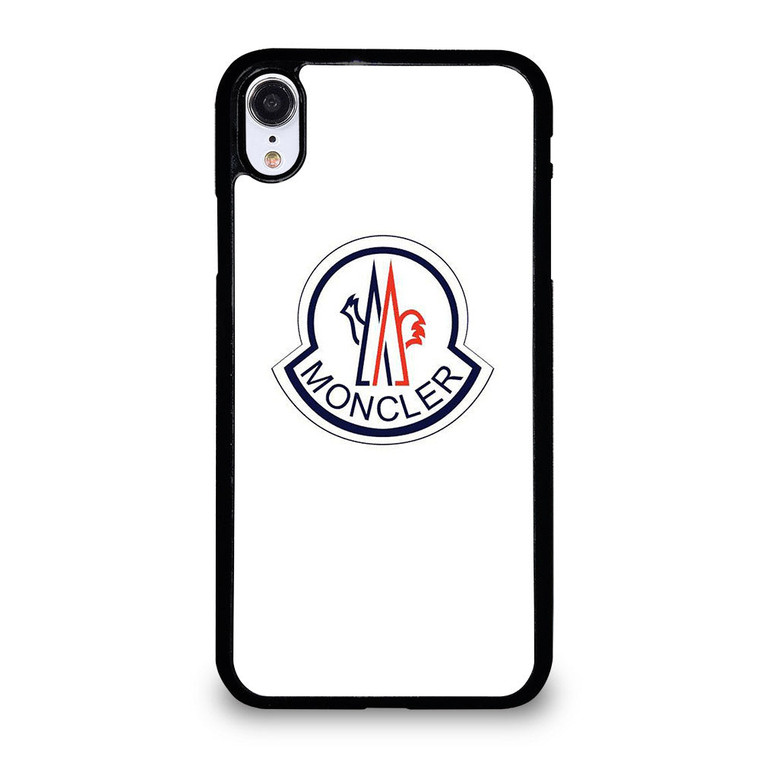 MONCLER LOGO WHITE iPhone XR Case Cover
