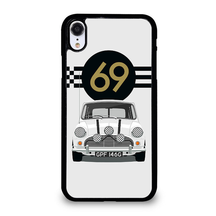 MINI COOPER WHITE 69 iPhone XR Case Cover