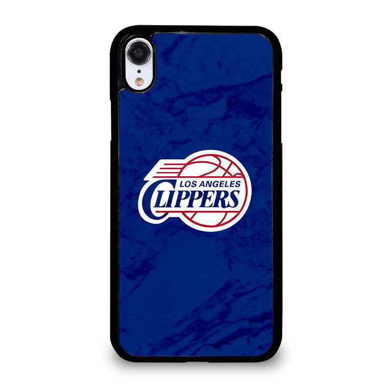 LOS ANGELES CLIPPERS MARBLE LOGO iPhone XR Case Cover