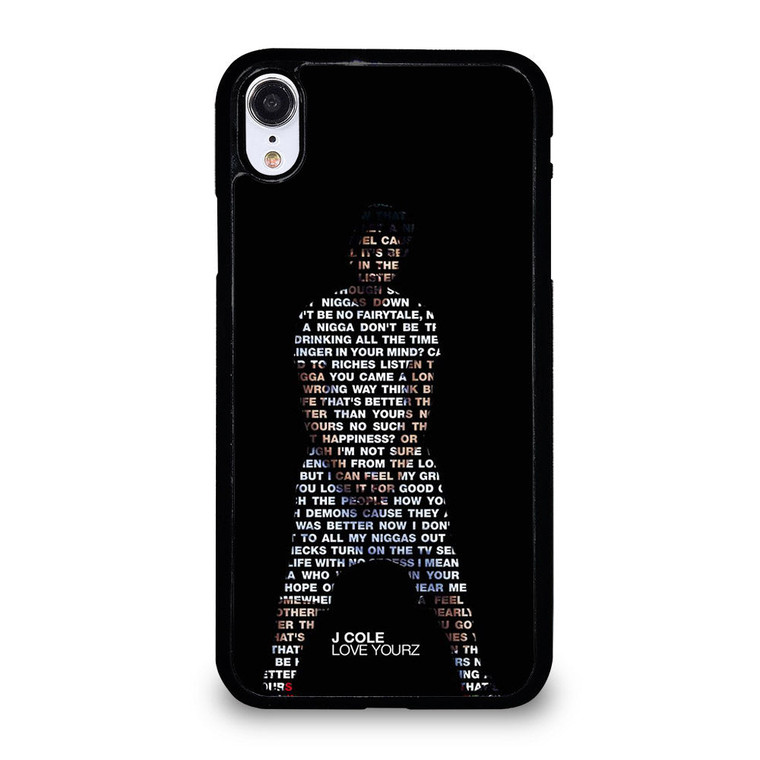 J COLE LOVE YOURZ LYRICS iPhone XR Case Cover