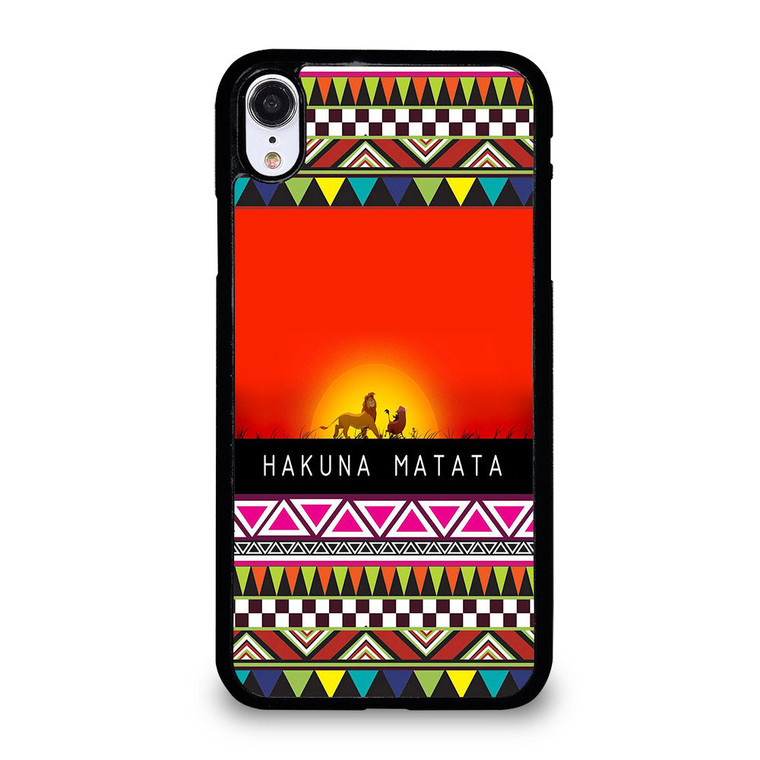 HAKUNA MATATA LION KING AZTEC 2 iPhone XR Case Cover
