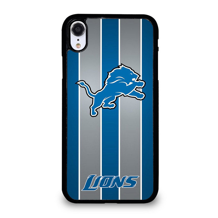 DETROIT LIONS STRIPE iPhone XR Case Cover