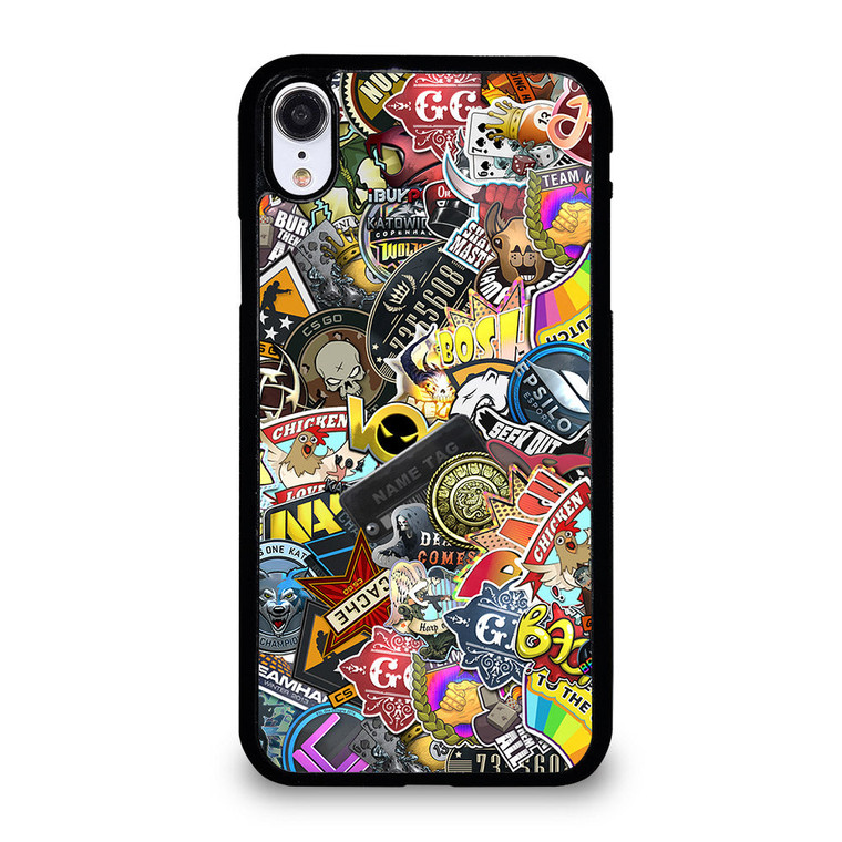 CSGO STICKER BOMB iPhone XR Case Cover